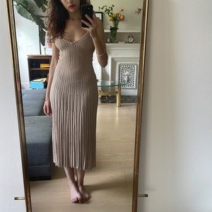 H&M nude summer dress